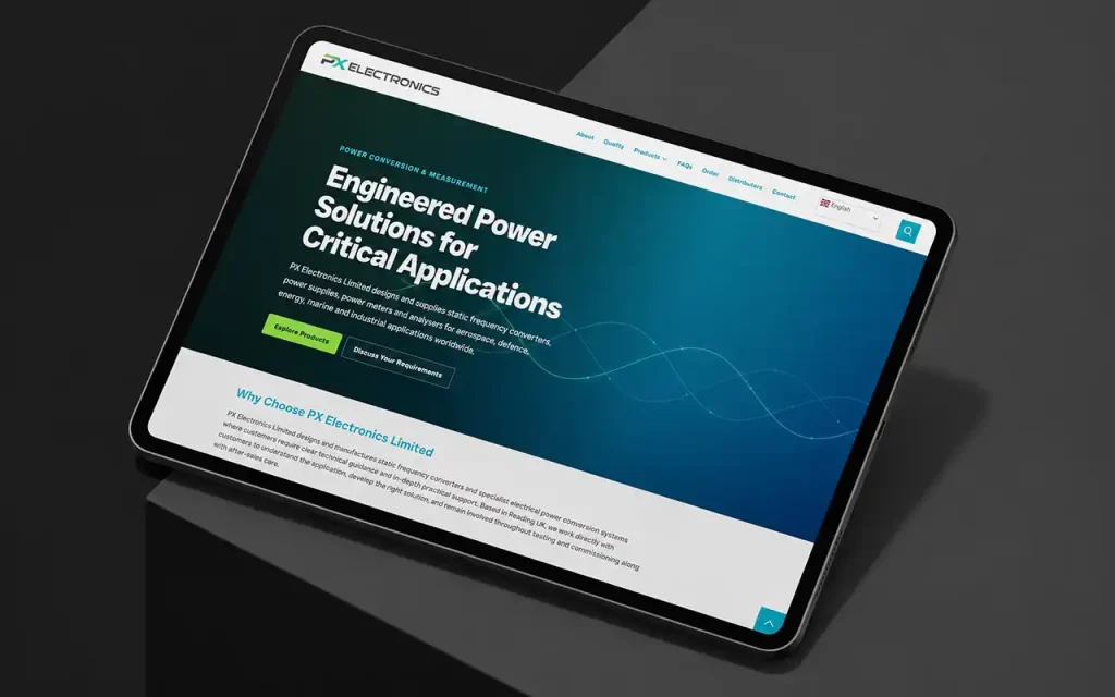 PX Electronics: making a complex catalogue easier to navigate project image